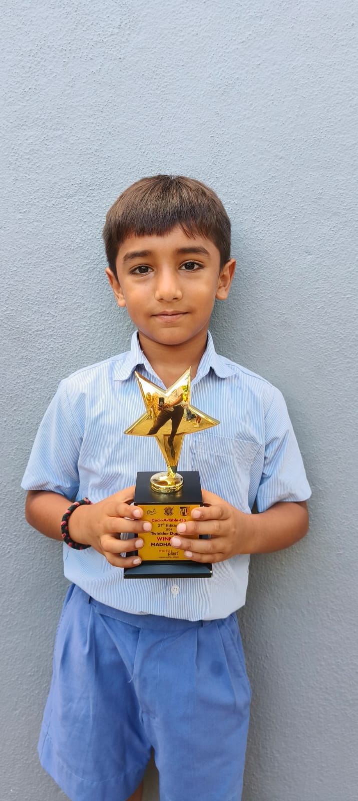 Madhava Das Kuthethur of Class 2 placed 1st in the Cock-a-Table-Do’s 27th Edition Twinkler Double held on 8.9.24 at Blues, Chennai