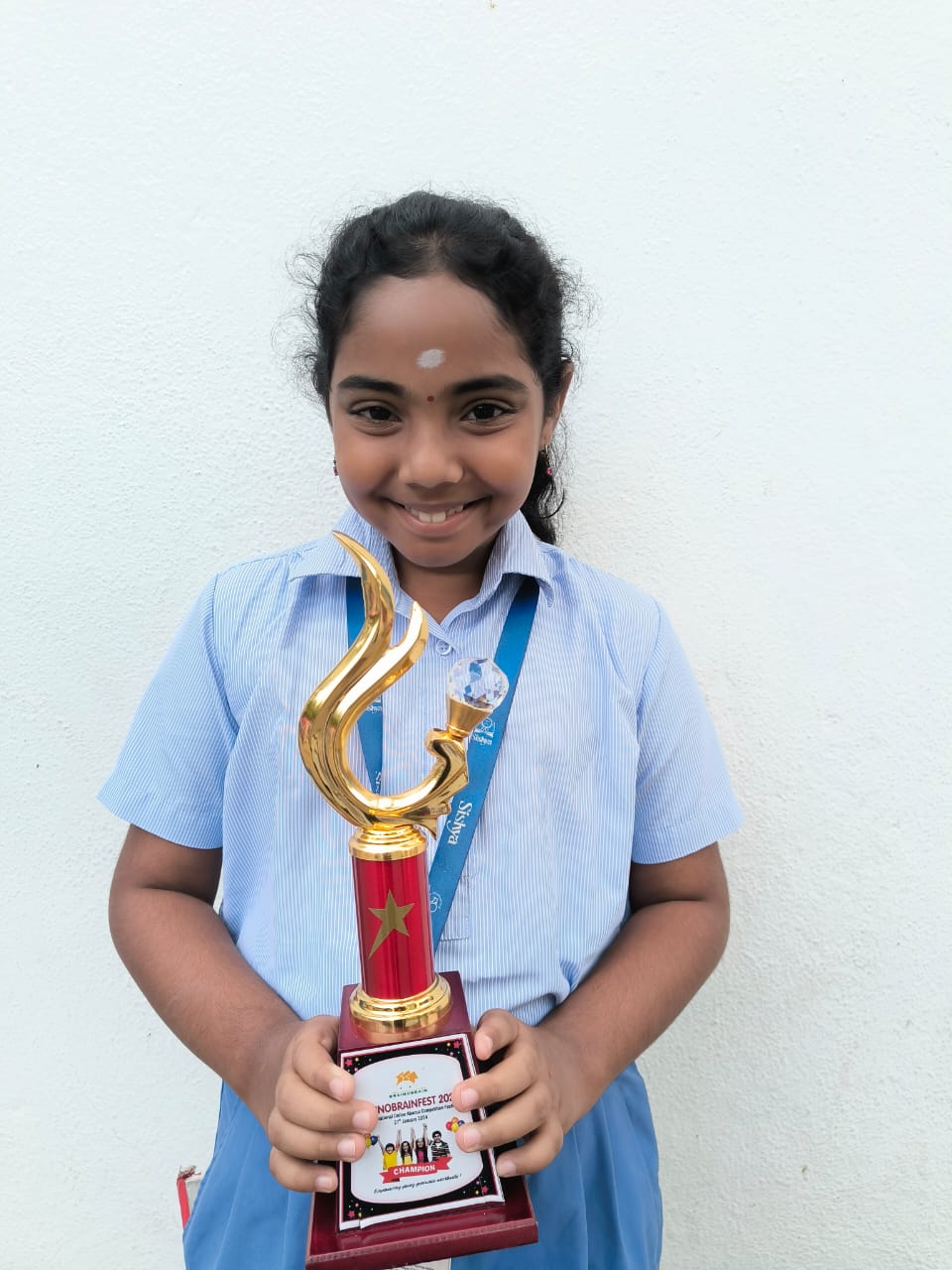Nidhi G was the Champion in the 11th International Online Abacus Competition Brain’O’Brain fest 2024 held on 27th January 2024.