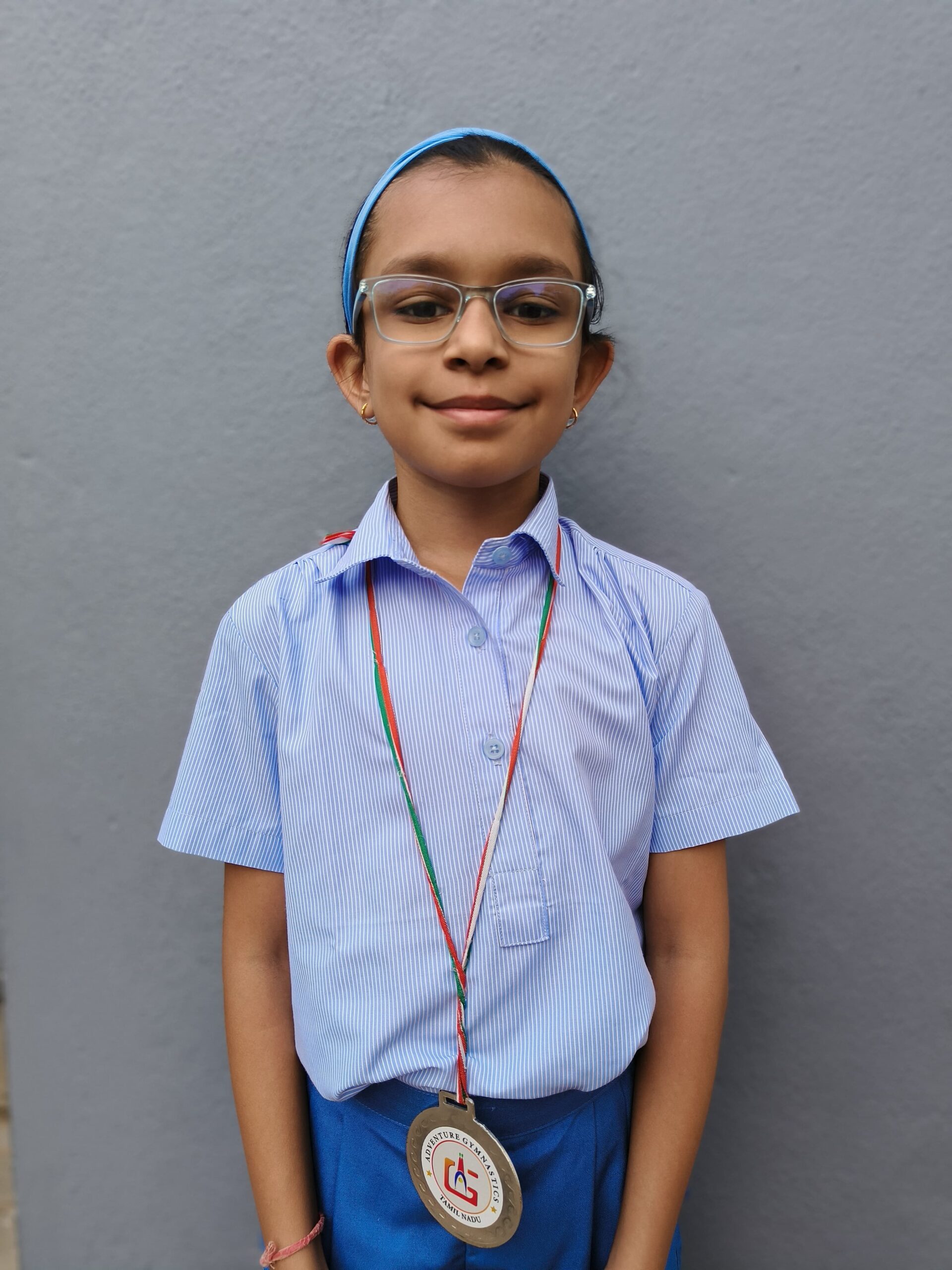 TANVI CHOWDHRY OF CLASS 5 SECURED SECOND PLACE IN THE INTER SCHOOL GYMNASTIC COMPETITION – 6th Adventure Trophy Invitation Meet