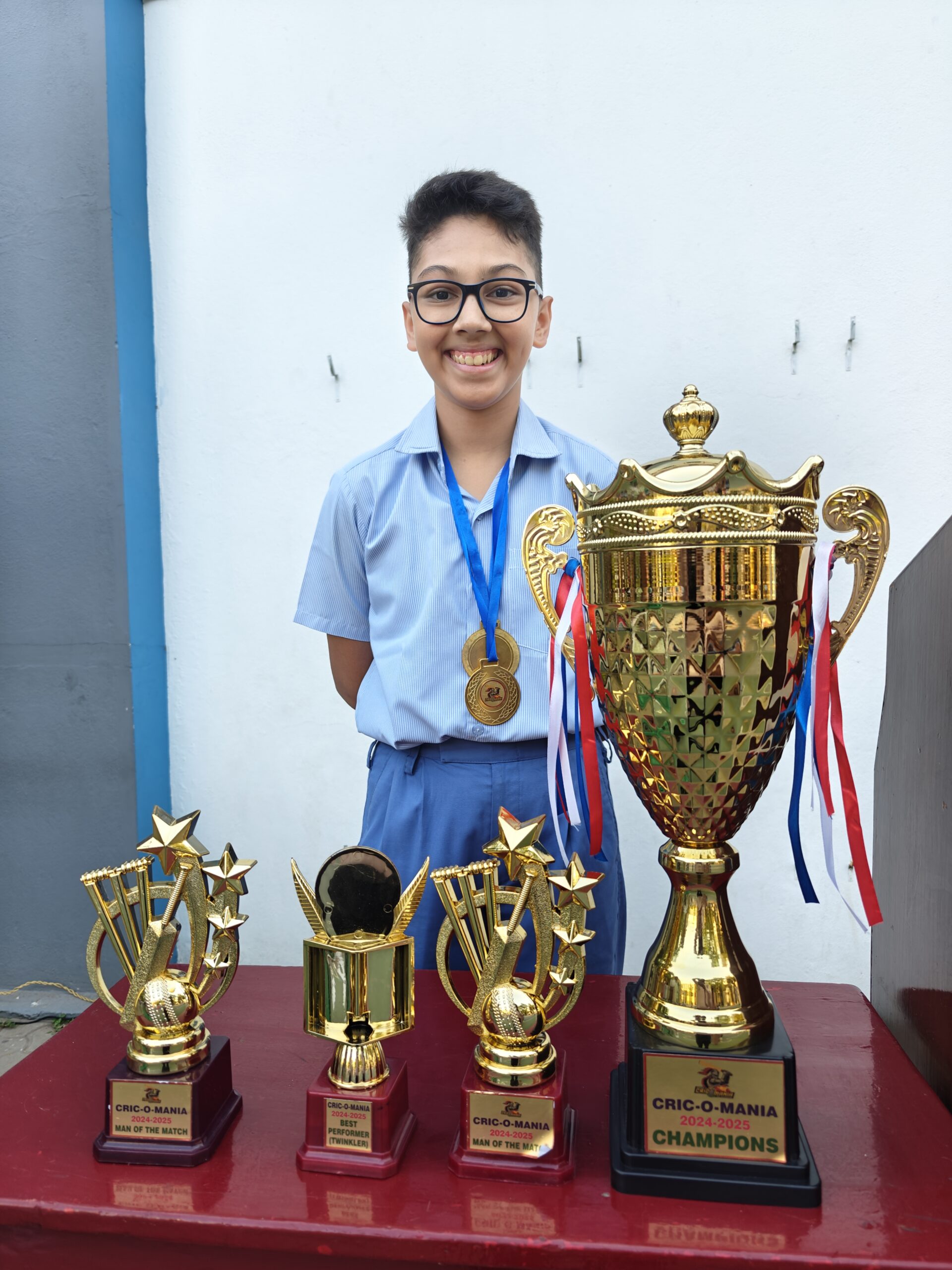 IN THE CRICOMANIA EVENT ORGANISED BY MADRAS ROUND TABLE, INDIA IN CHENNAI, ADEESH WAS DECLARED THE MAN OF THE MATCH FOR THE WINNING TEAM.