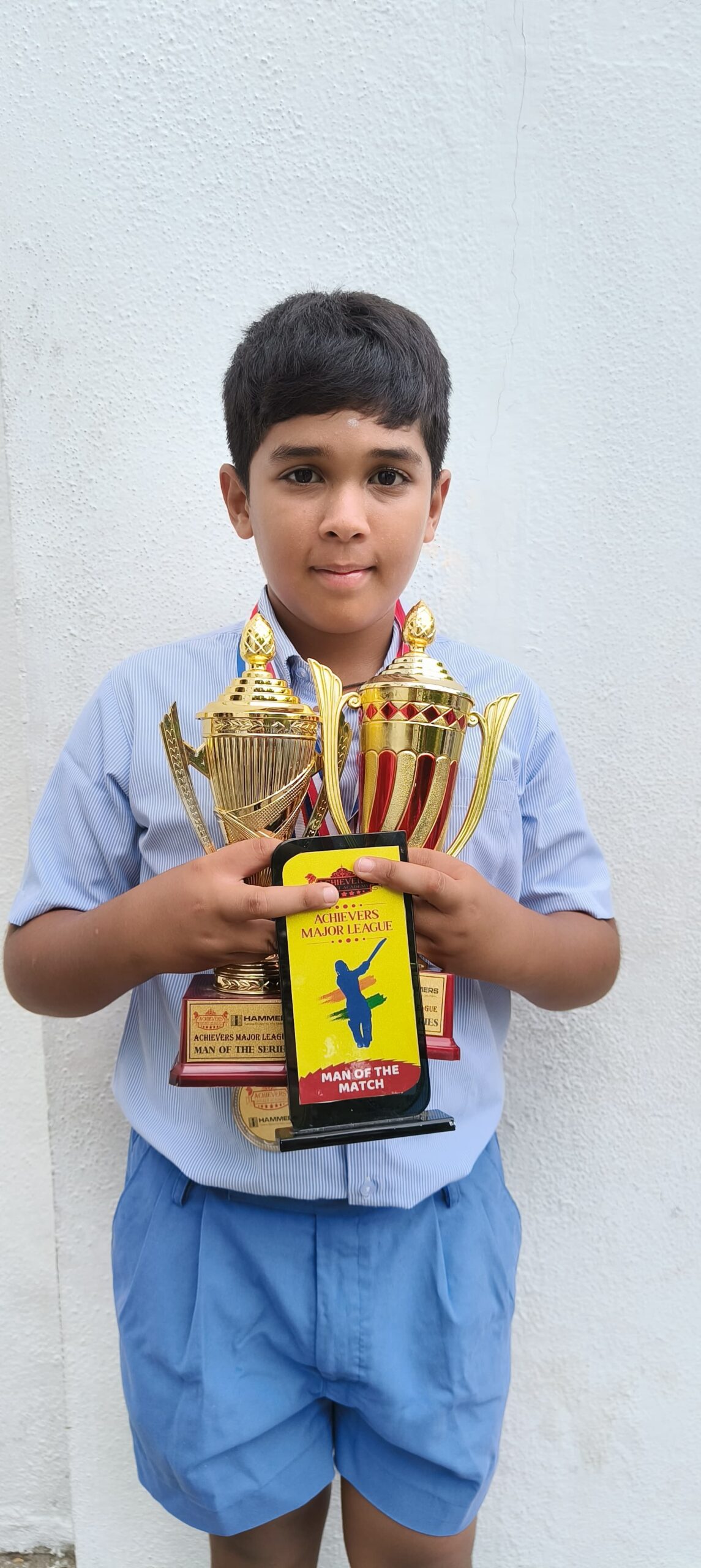 IN THE ACHIEVERS MAJOR LEAGUE AND  ACHIEVERS PREMIER LEAGUE FOR U-11 AND U-13 AT MUMBAI, ANEESH WAS THE MAN OF THE SERIES AND MAN OF THE MATCH. HE SCORED 221 RUNS IN 11 MATCHES AND TOOK 4 WICKETS.