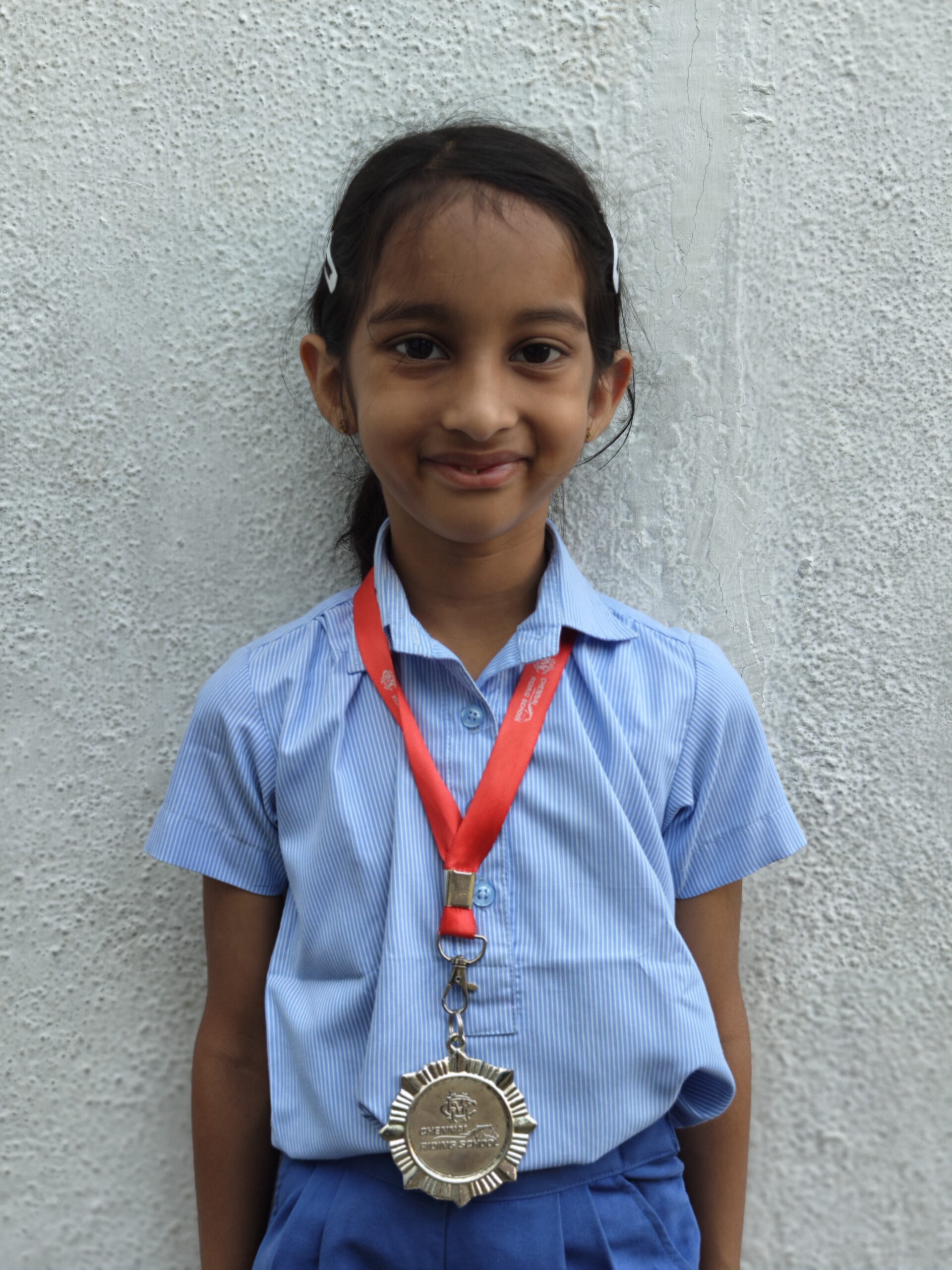 IN THE EQUESTRIAN COMPETITION CONDUCTED BY MADRAS RACING CLUB (MRC) & CHENNAI RIDING SCHOOL, LEANA SECURED THE 2ND PLACE.