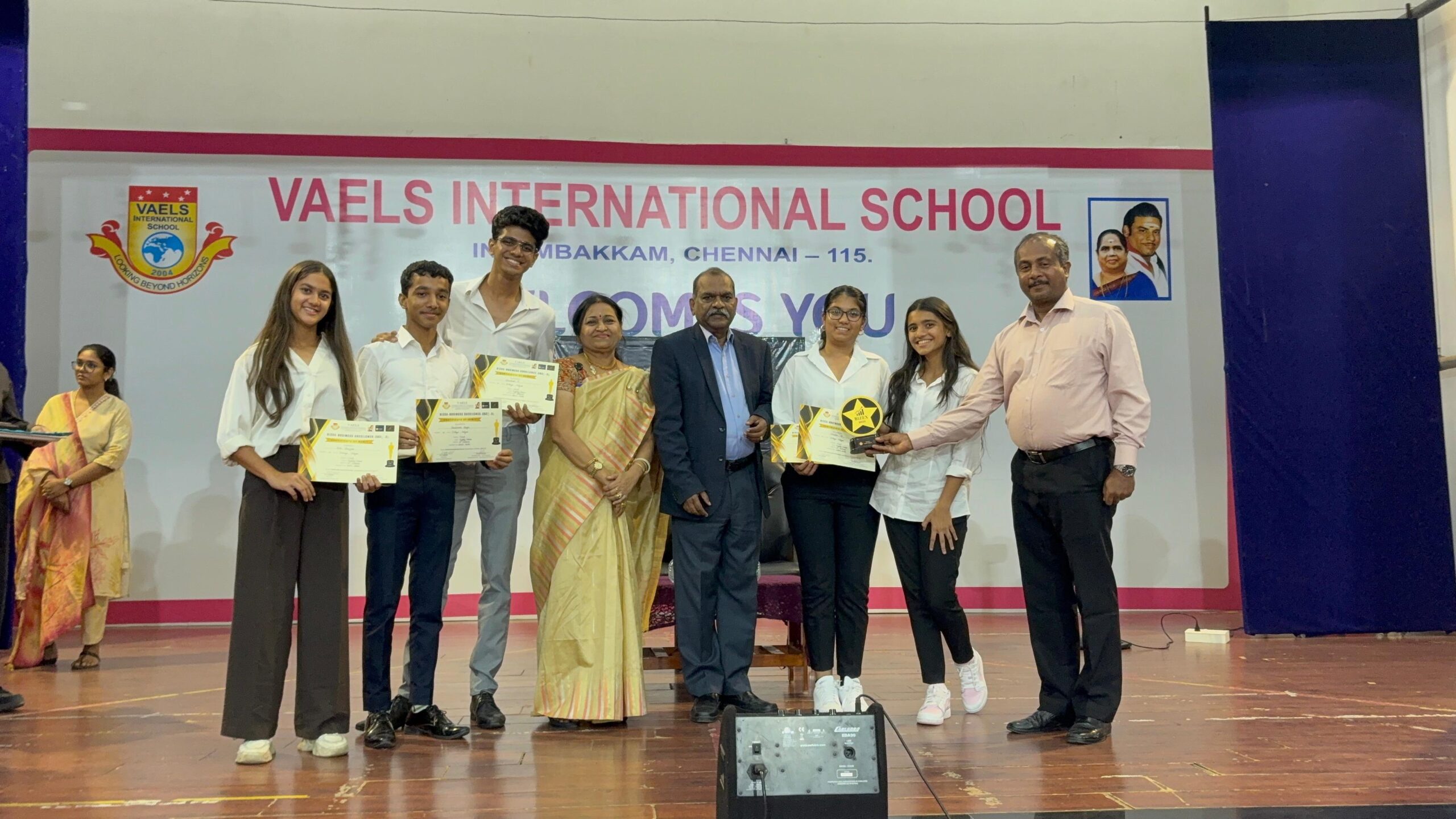 TEAM SISHYA PLACED FIRST IN THE ‘SUPPLY NEXUS’ EVENT AT THE ‘BIZEX’ CULTURAL COMPETITION HOSTED BY VAELS INTERNATIONAL SCHOOL.