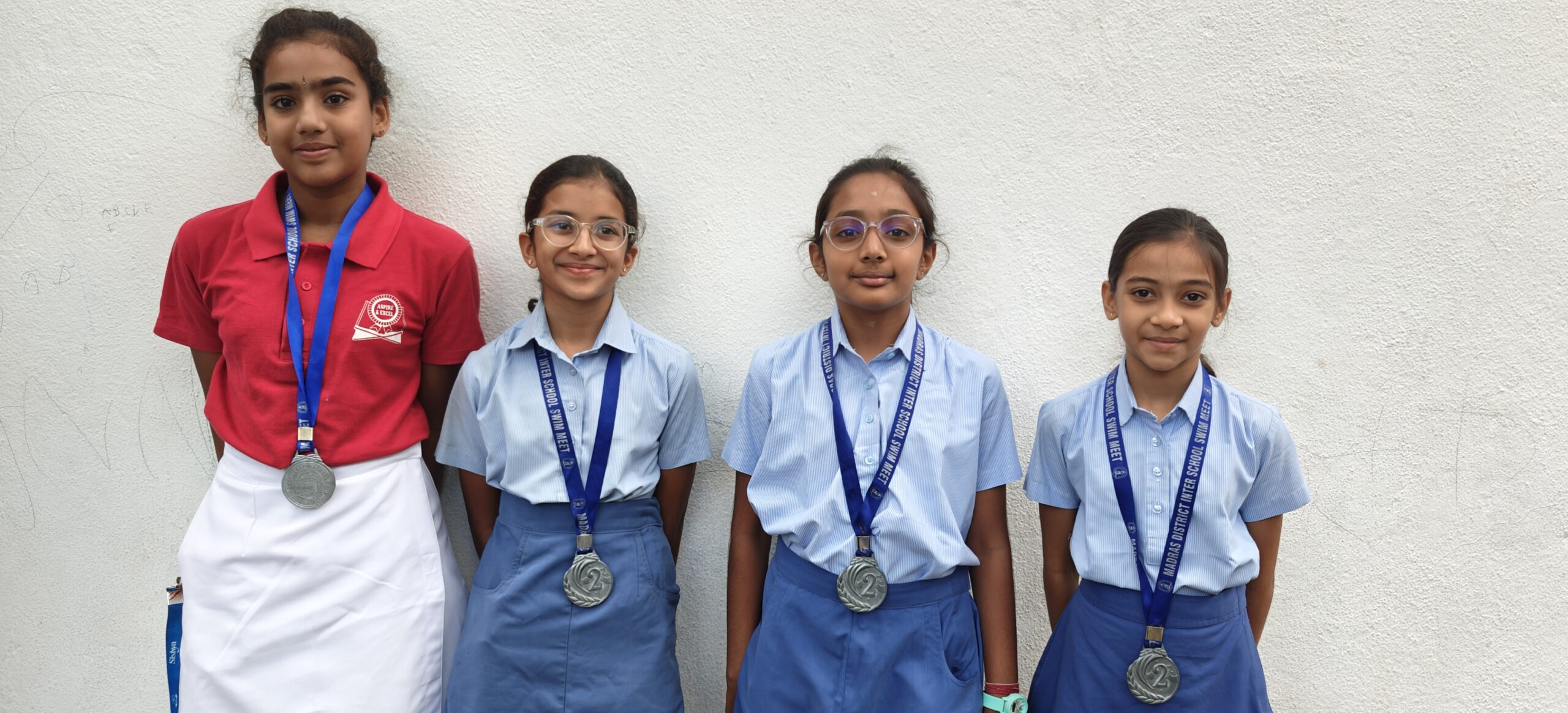 AADHYA NARRA, AHISHA RAVEEN KOTHARI, MAANYA IYER AND YASHNA BHAIYA